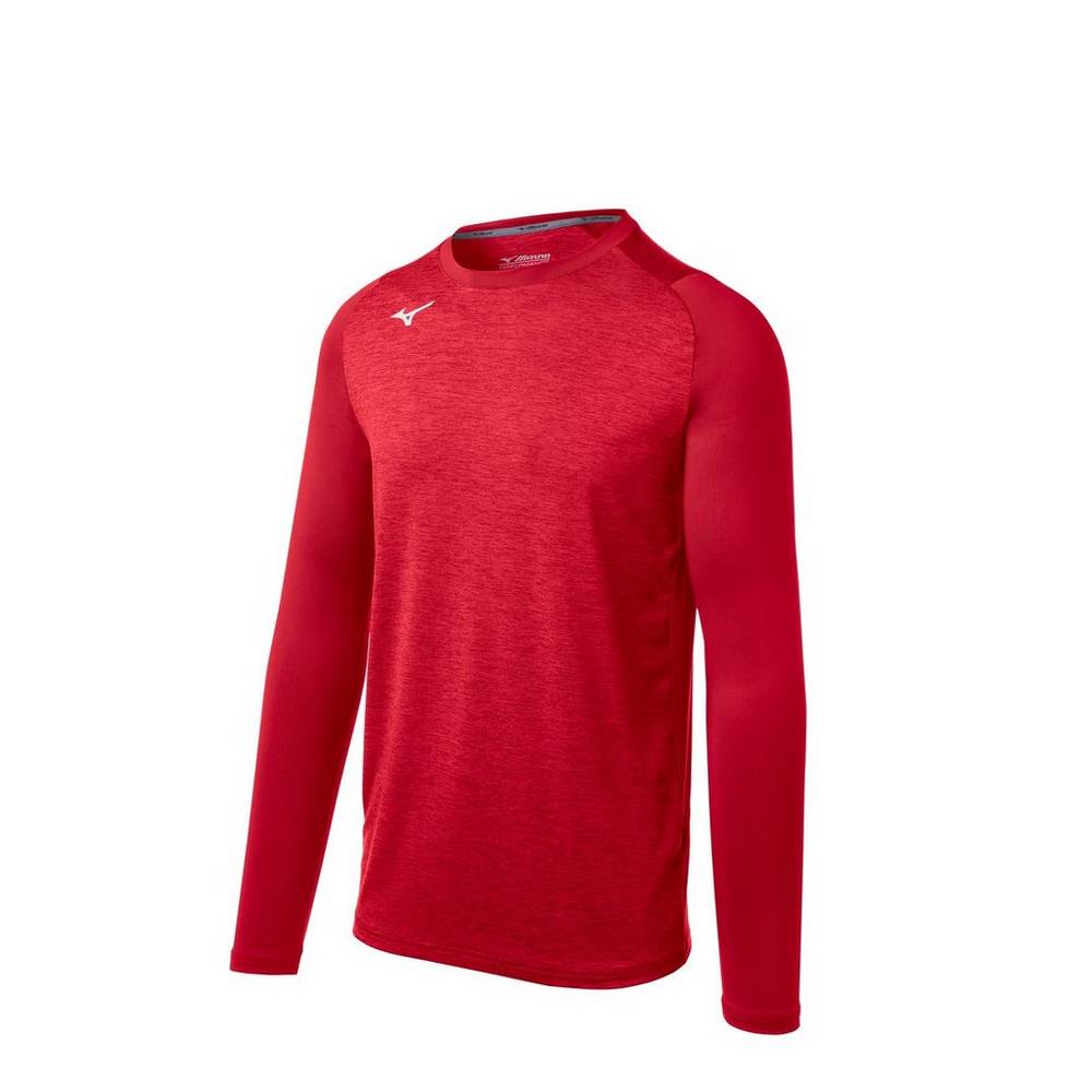 Mizuno Alpha Stretch Sleeve - Erkek Base Layer - Kırmızı Türkiye (VIDOSG-254)